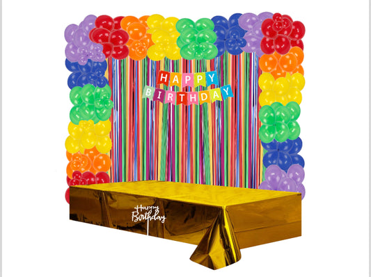 Rainbow Birthday Party Decorating Kit