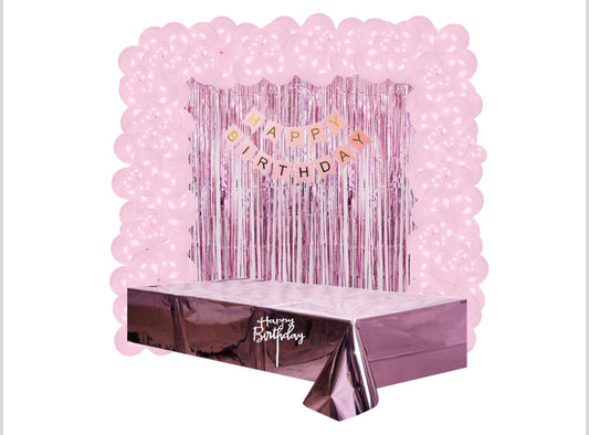 Light Pink Birthday Party Decorating Kit