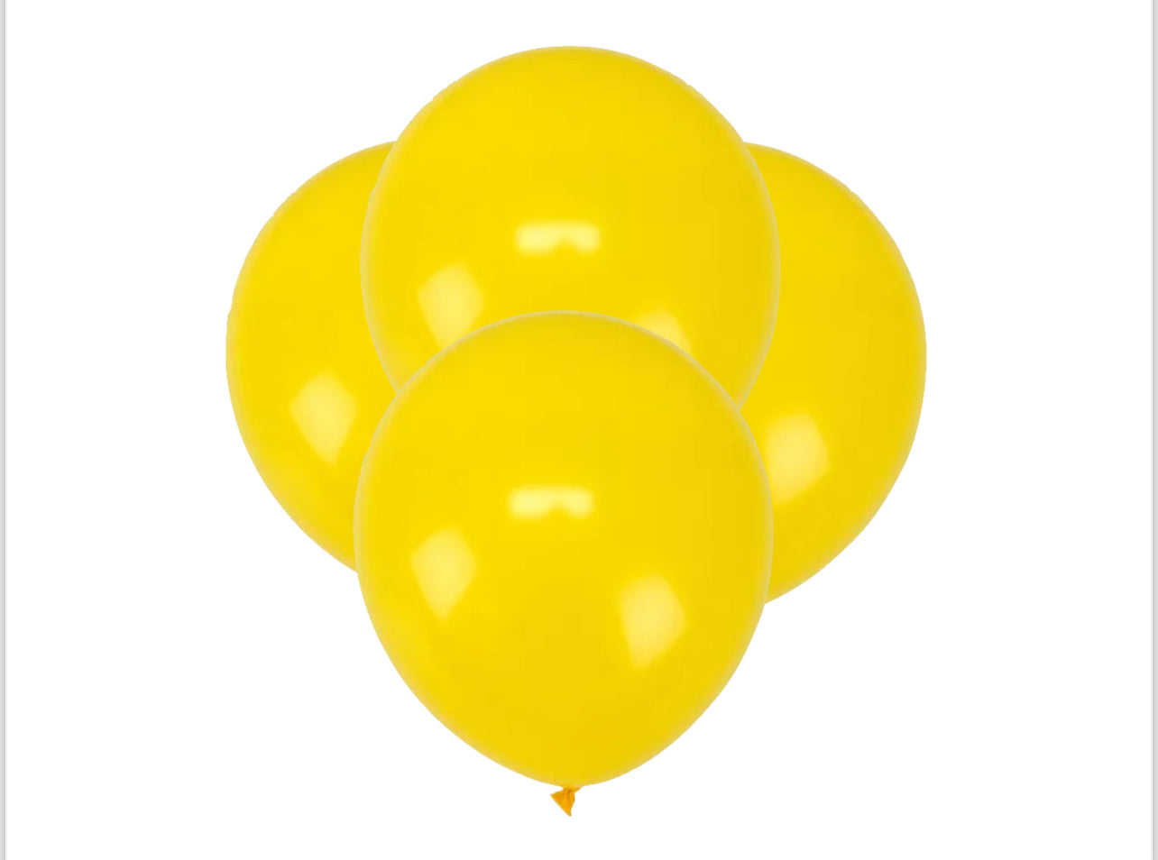 Yellow Birthday Party Decorating Kit