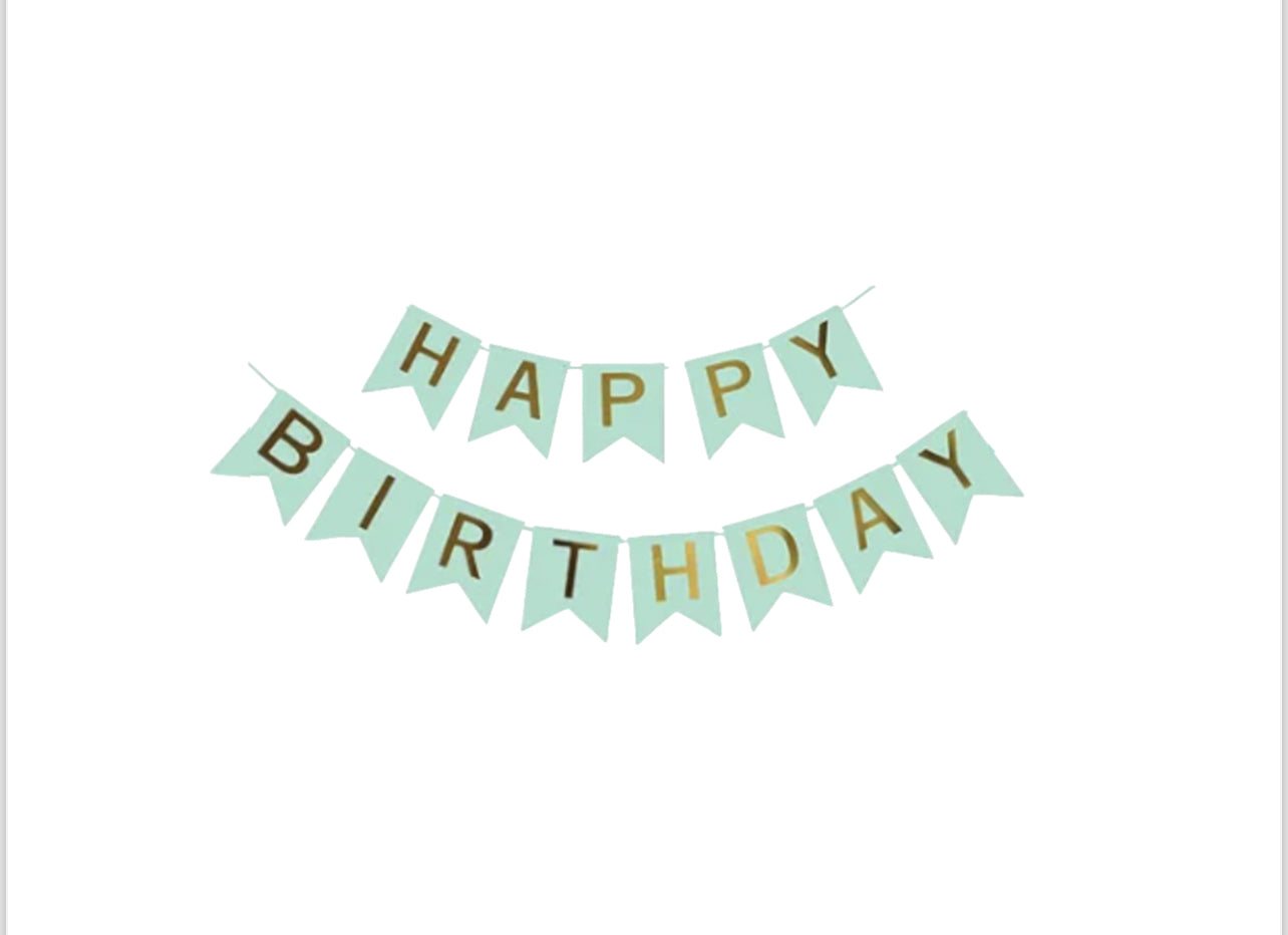 Green Birthday Party Decorating Kit