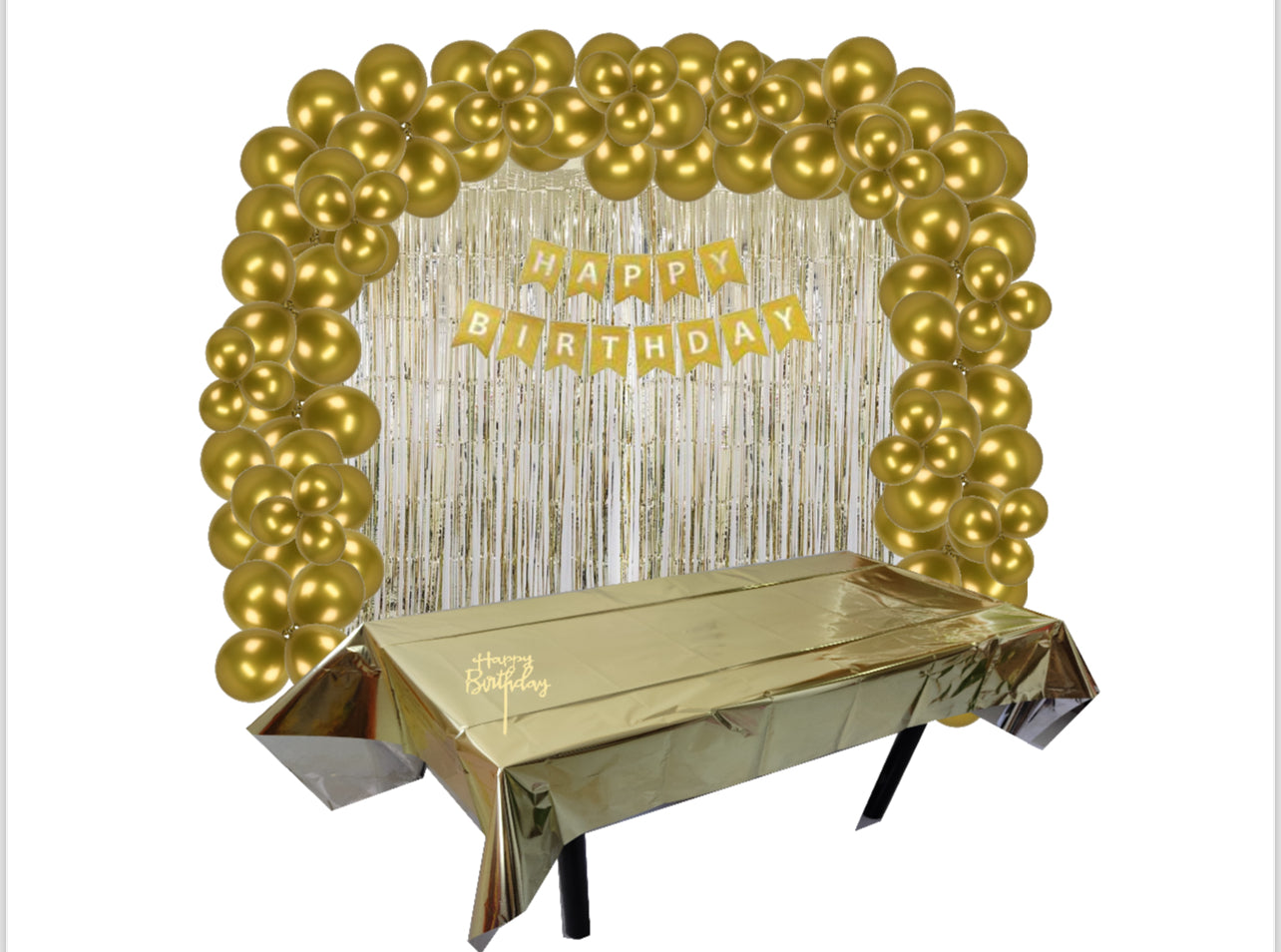 Gold Birthday Party Decorating Kit